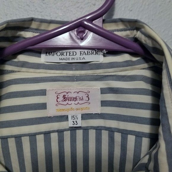 Sims Ltd Mens Long Sleeve Button Down Shirt - Picture 3 of 4